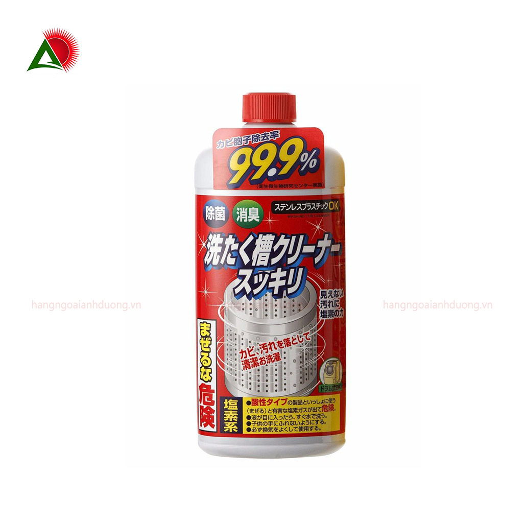 Nước Tẩy Vệ Sinh Lồng Máy Giặt Rocket 99,9% 